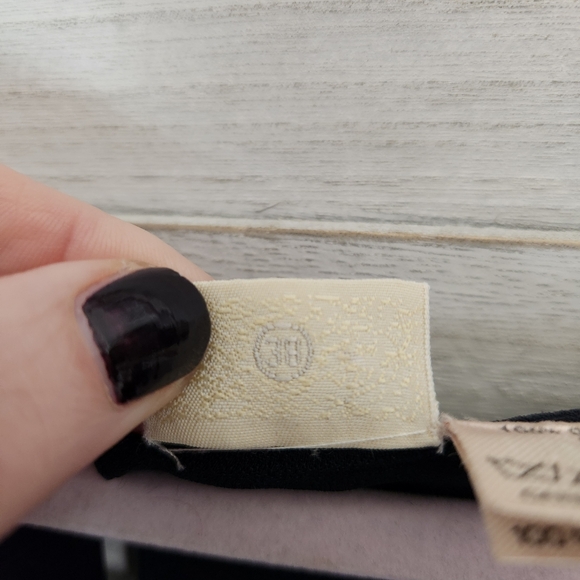 Krizia 100% silk lined tailored cap sleeve dress italian size 38 US 4 soft black - Picture 5 of 8